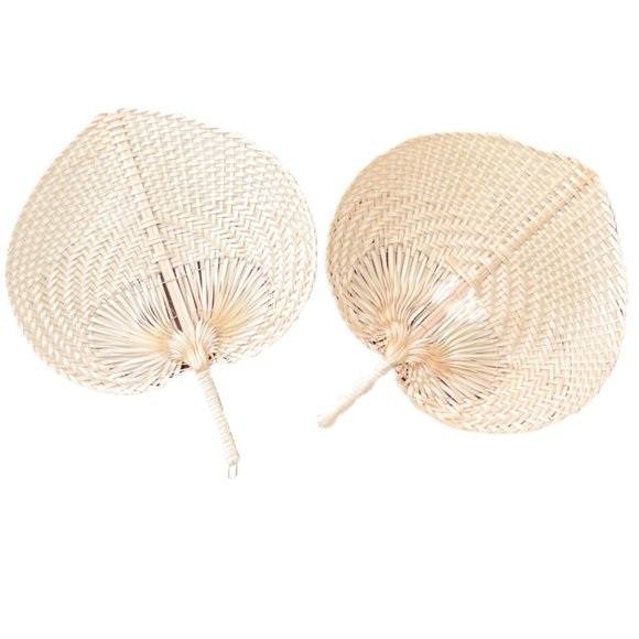 Other - Set of 2 - Bamboo Hand Fans